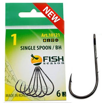 Крючок Fish Season SINGLE SPOON BAITHOLDER bn с б/ухом №8 (7шт) 10121-08F Крючок Fish Season SINGLE SPOON BAITHOLDER bn с б/ухом №8 (7шт) 10121-08F