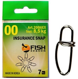 Застежка "Fish Season" Insurance № 000 4кг (7шт) 2006-000F