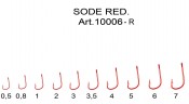 Крючок Fish Season SODE-RING red № 4 (9шт) 10006-R04F Крючок Fish Season SODE-RING red № 4 (9шт) 10006-R04F