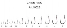 Крючок Fish Season CHINU-RING bn № 0.5 с ушком (10шт) 10026-005F