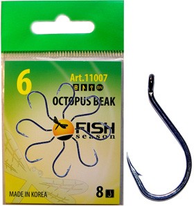 Крючок Fish Season OCTOPUS BEAK bn №10 (9шт) 11007-10F