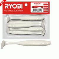 Риппер Ryobi MINNOW 76mm цв.CN001 (white night) (5шт)