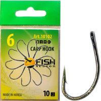 Крючок Fish Season CARP HOOK bn № 6 (10шт) 10102-06F
