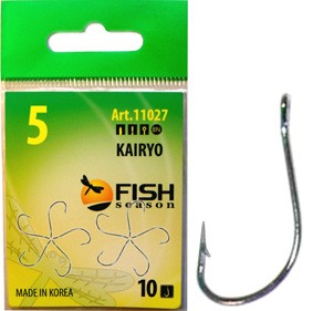 Крючок Fish Season KAIRYO HAN-SURE-RING bn № 5 (10шт)