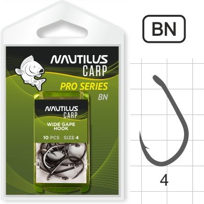 Крючок Nautilus Pro Series Wide Gape Hook BN #4