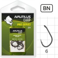Крючок Nautilus Pro Series Wide Gape Hook BN #6
