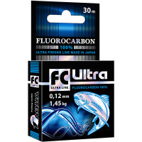 Леска AQUA FC Ultra Fluorocarbon 100% 30m 0,12mm