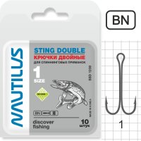 Крючок двойной Nautilus Sting Double SSD 1200 №1