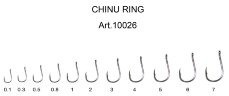 Крючок Fish Season CHINU-RING bn № 4 с ушком (8шт) 10026-04F