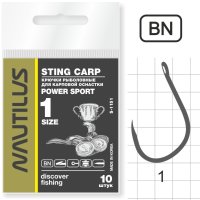 Крючок Nautilus Sting Power Carp Sport S-1151BN №1*