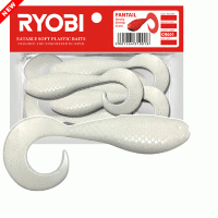 Риппер-твистер Ryobi FANTAIL 51mm цв.CN001 (white night) (8шт)