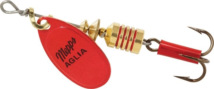 Блесна MEPPS вращ. "Aglia FLUO ROUGE" блистер №3 (6,5гр)