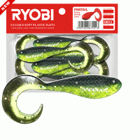 Риппер-твистер Ryobi FANTAIL 62mm цв.CN012 (fresh kiwi) (5шт)